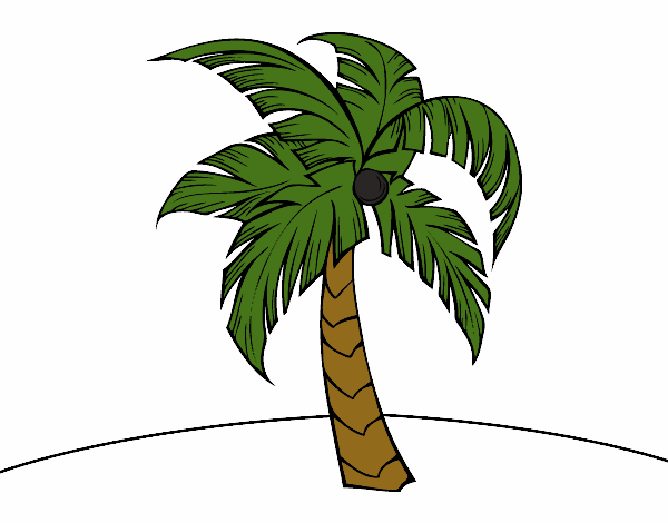 Dibujo Una palmera pintado por neguencho