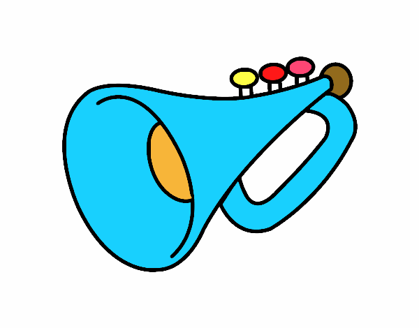 Dibujo Una trompeta pintado por vivianata