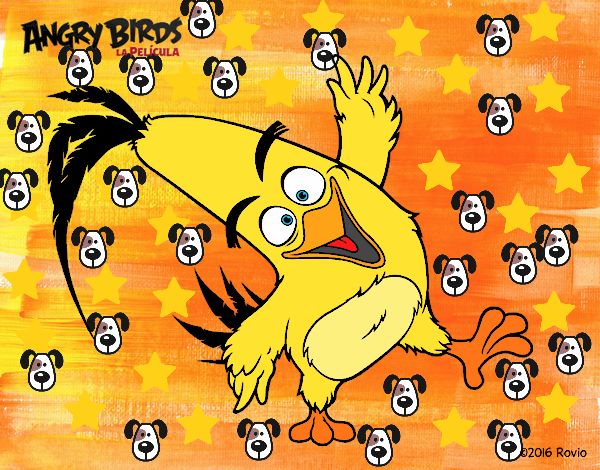 Dibujo Chuck de Angry Birds pintado por UliEmi