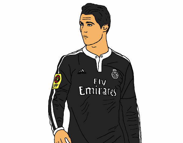 Dibujo Cristiano Ronaldo pintado por juanse777