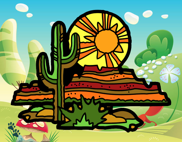 Dibujo Desierto de Colorado pintado por cecil13