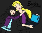 Dibujo El nuevo portátil de Barbie pintado por UliEmi