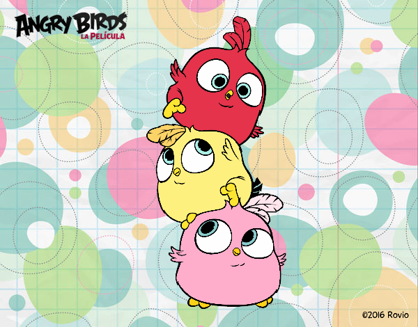 Dibujo Las crias de Angry Birds pintado por Julieta10