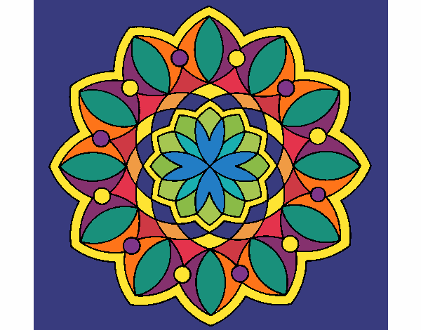 Dibujo Mandala 20 pintado por sandrasobi