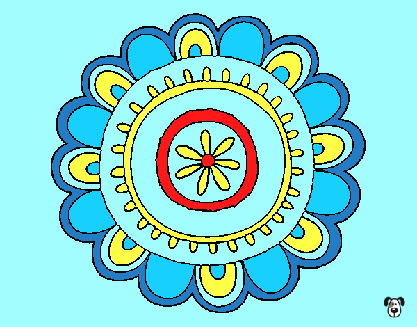 Dibujo Mandala alegre pintado por carlosvill