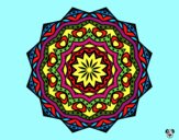 Dibujo Mandala con estratos pintado por carlosvill