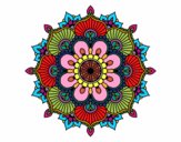 Dibujo Mandala destello floral pintado por nickvanega