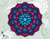 Dibujo Mandala pétalos de flor pintado por cecil13
