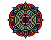 Dibujo Mandala puntos de fuego pintado por nickvanega