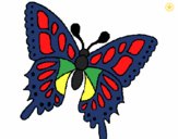 Dibujo Mariposa 2a pintado por aridane