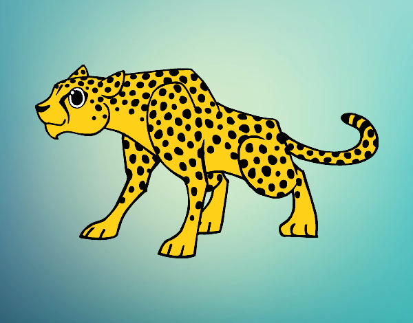 Dibujo Un leopardo pintado por Batu141