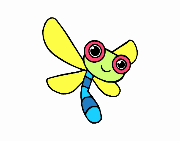Dibujo Una libélula pintado por narratorco