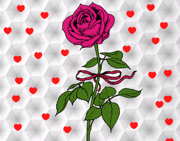 Dibujo de Una rosa pintado por en Dibujos.net el día 05-05-16 a las 04: