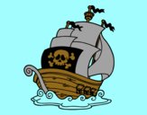 Dibujo Barco de piratas pintado por LucaLuk