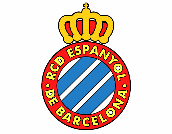 Dibujo Escudo del RCD Espanyol pintado por axel2212