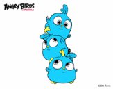 Dibujo Las crias de Angry Birds pintado por yord