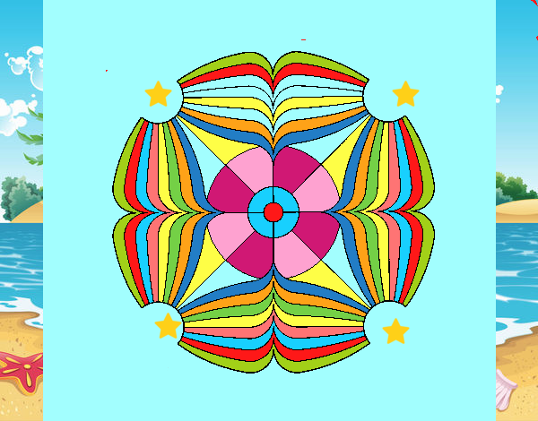 Dibujo Mandala 16 pintado por johana34