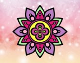 Dibujo Mandala flor de loto pintado por gabrielaa0
