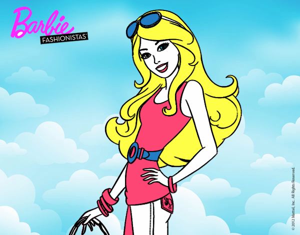 Dibujo Barbie casual pintado por maryelik