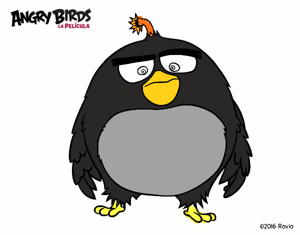 Dibujo Bomb de Angry Birds pintado por patylinda
