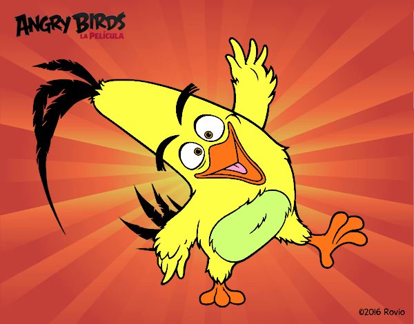 Dibujo Chuck de Angry Birds pintado por DEMIAN4