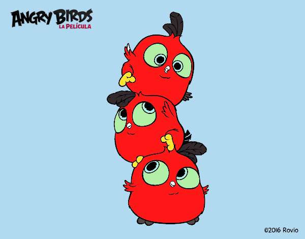 Dibujo Las crias de Angry Birds pintado por Alondraran