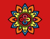 Dibujo Mandala flor de loto pintado por marga2016