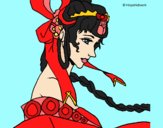 Dibujo Princesa china pintado por diorjailis