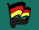 Dibujo Bandera de Alemania pintado por Miguel0912