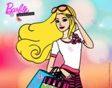 Dibujo Barbie con bolsas pintado por Damaris135