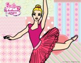 Dibujo Barbie en segundo arabesque pintado por Damaris135