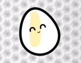 Dibujo Huevo de gallina pintado por neko_chan7