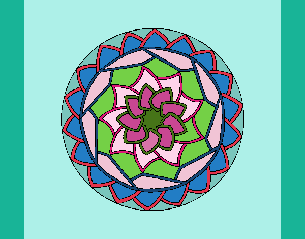 Dibujo Mandala 1 pintado por yoanna3012