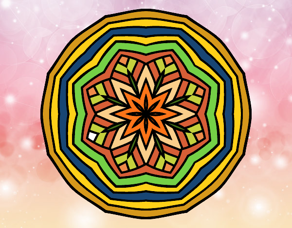 Dibujo Mandala cenital pintado por yoanna3012