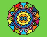 Dibujo Mandala meditación pintado por marga2016