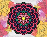 Dibujo Mandala pétalos de flor pintado por SoflenM