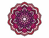 Dibujo Mandala pétalos de flor pintado por DayaLuna