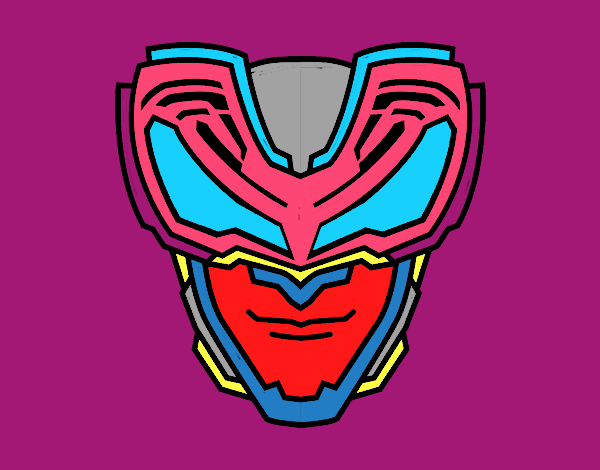 Dibujo Máscara Rayos X pintado por marga2016