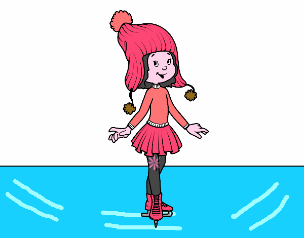 la niña patinadora