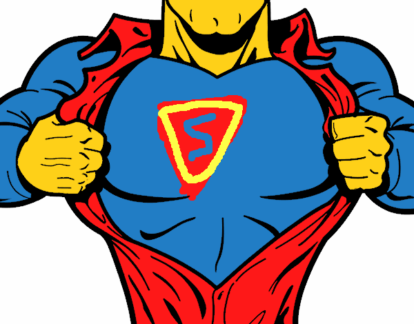 Dibujo Pecho de superhéroe pintado por NICOLASH