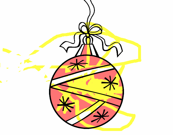 Una bola de Navidad