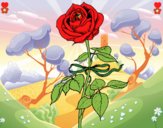 Dibujo Una rosa pintado por Fernandys 