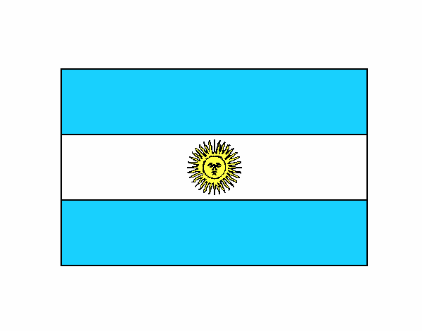 BANDERA DE LA NACIÓN ARGENTINA