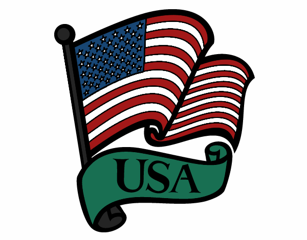 Dibujo Bandera de los Estados Unidos pintado por Miguel0912