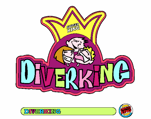 Dibujo Logo Diverking pintado por Nerean2000
