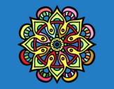 Dibujo Mandala mundo árabe pintado por marga2016