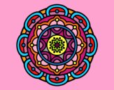 Dibujo Mandala para la relajación mental pintado por marga2016