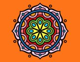 Dibujo Mandala para meditar pintado por marga2016
