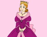 Dibujo Princesa medieval pintado por Michell10