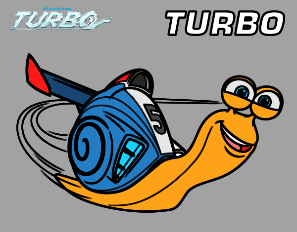 Dibujo Turbo pintado por steel